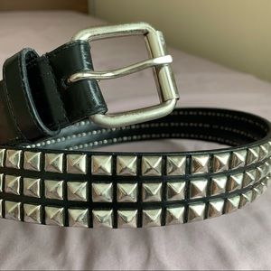 Black/Silver Studded Belt FREE W/CLOTHING PURCHASE